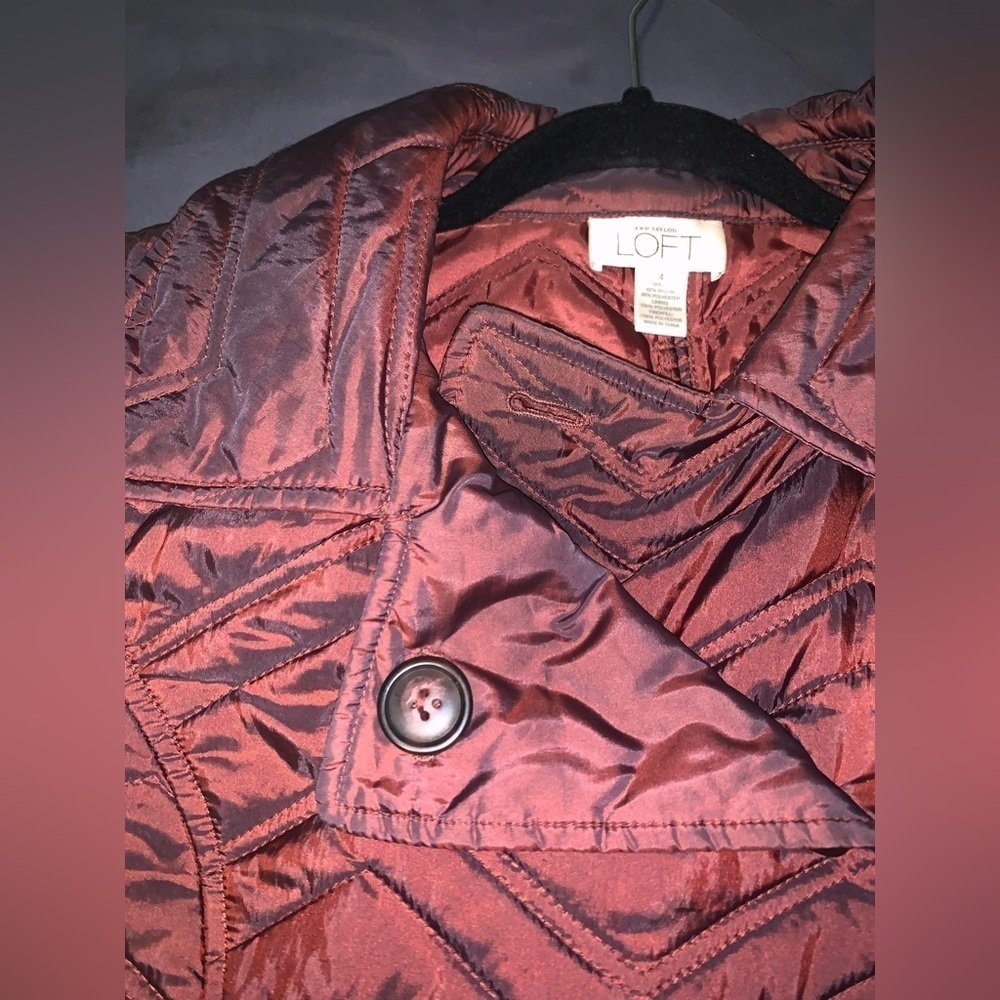 LOFT Jacket-maroon - Picture 11 of 13